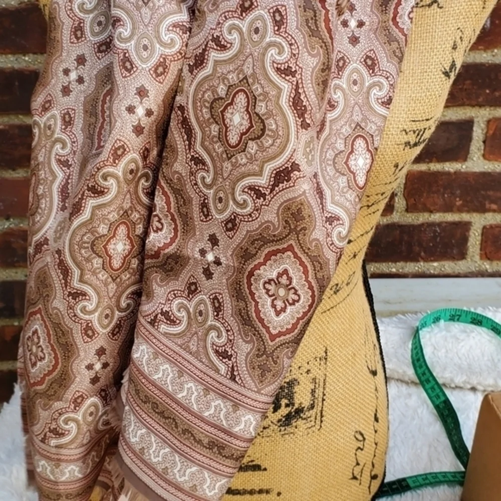 Echo‎ Rose Paisley silk scarf